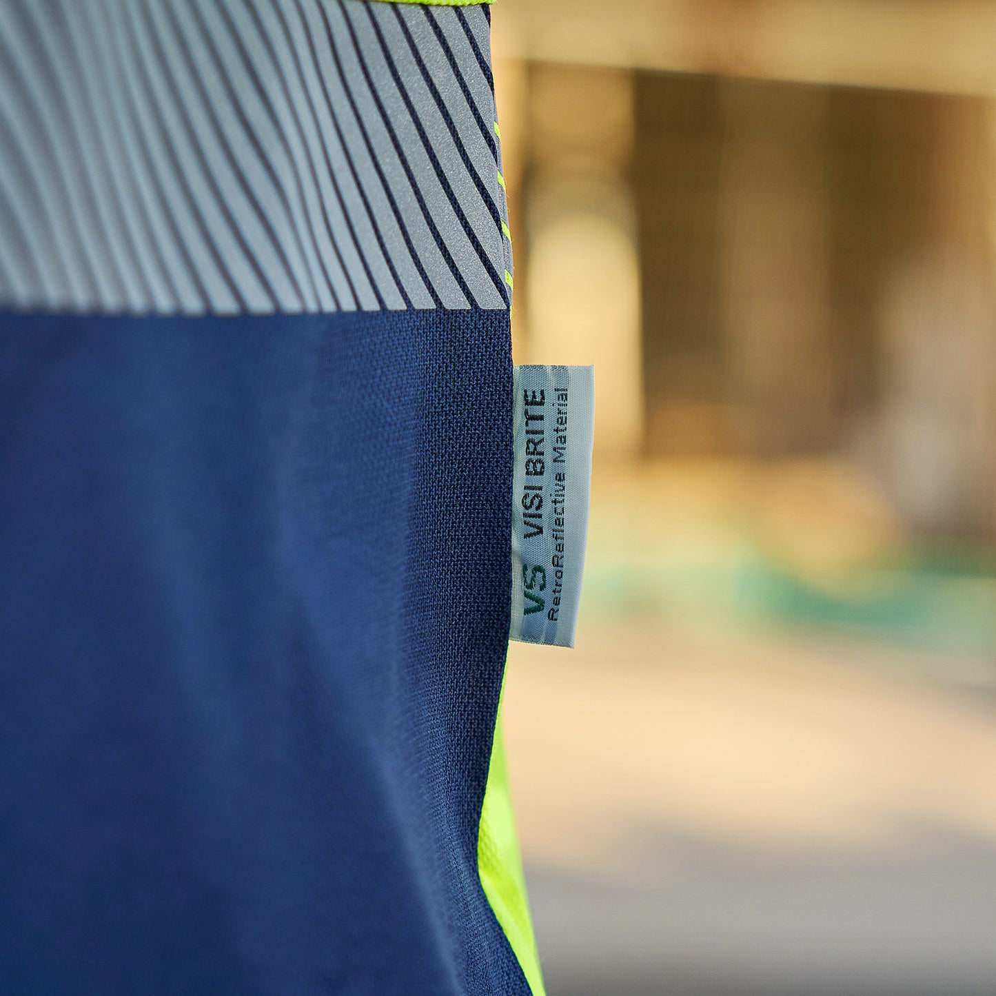 Ray-safe Bamboo Work Shirt | Cell-Tec Eco Smart Polo Day / Night (L/S-Segmented Tape) 1103ST