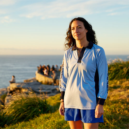 Ray-safe Bamboo Cell-Tec Eco Smart Lifeguard Polo — Sustainable Sun-Safe Patrol Shirt 1103RL