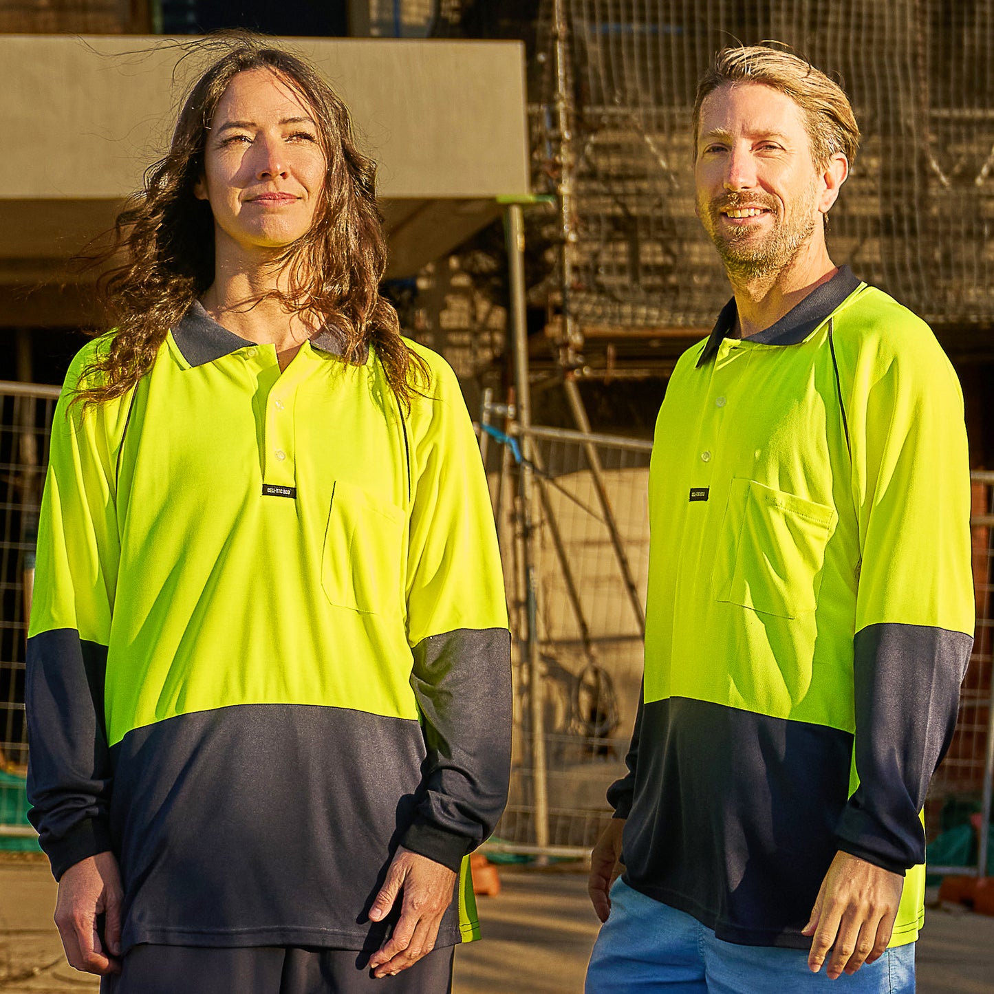 Ray-safe Bamboo Work Shirt | Cell-Tec Eco Smart Hi-Vis Day Polo 1103