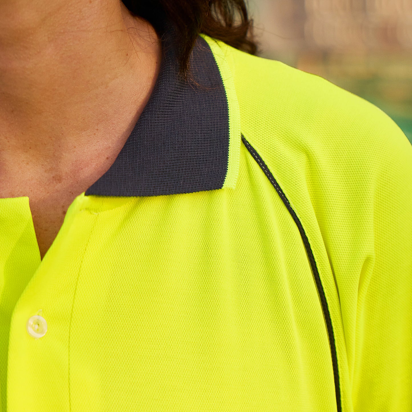 Ray-safe Bamboo Work Shirt | Cell-Tec Eco Smart Hi-Vis Day Polo 1103