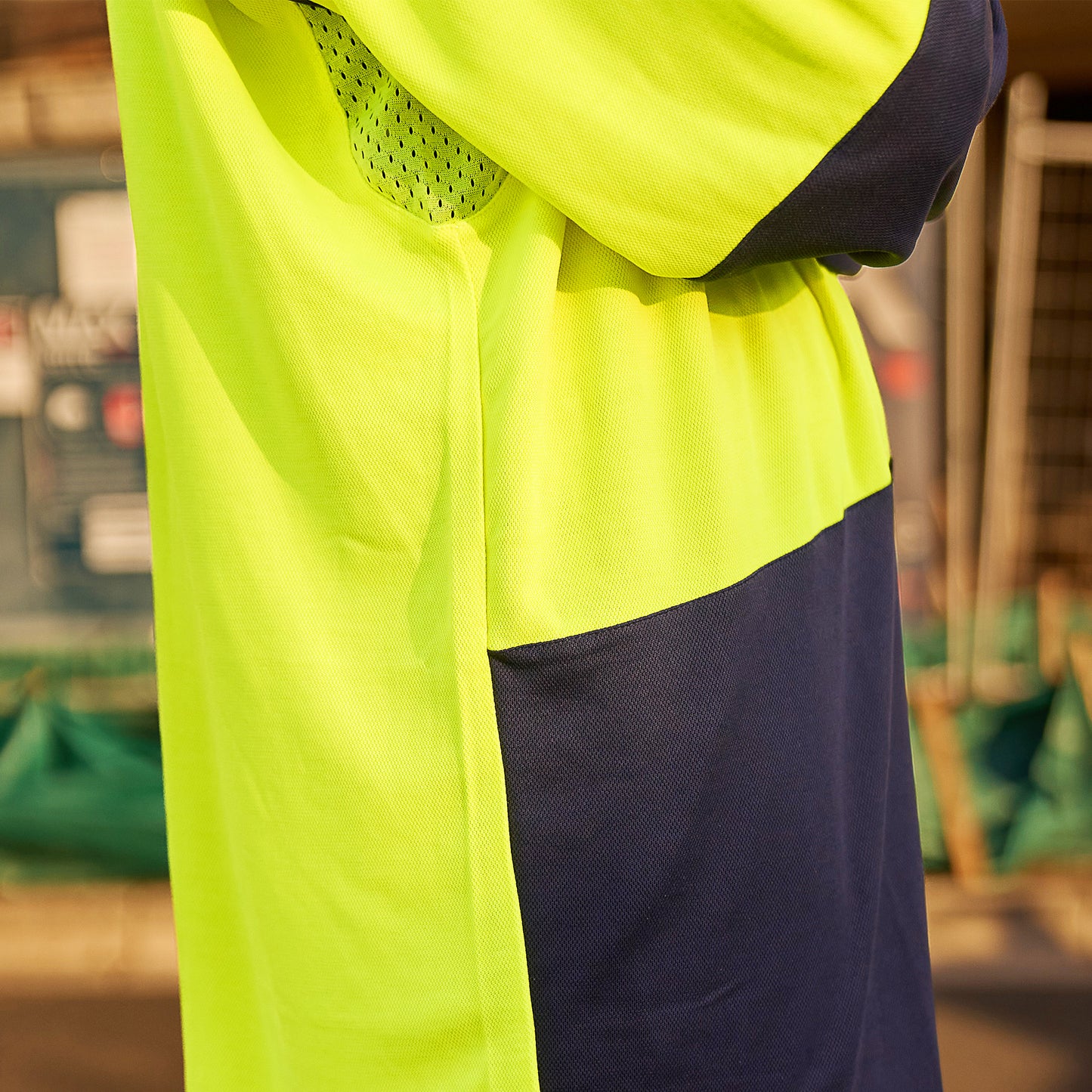 Ray-safe Bamboo Work Shirt | Cell-Tec Eco Smart Hi-Vis Day Polo 1103